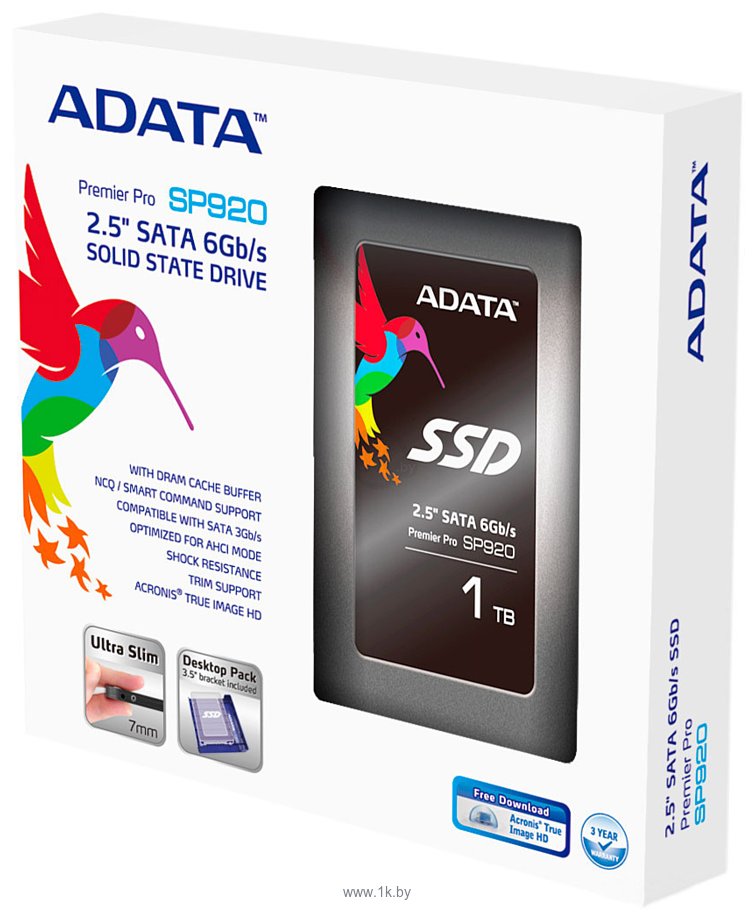 Фотографии ADATA Premier Pro SP920 1TB (ASP920SS3-1TM-C)