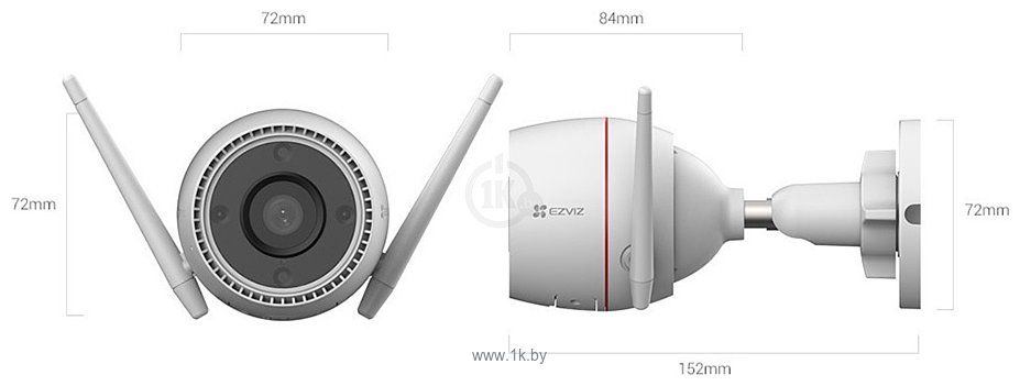 Фотографии Ezviz H3c 2K+ CS-H3c-R100-1J4WKFL (2.8 mm)