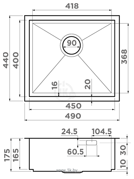 Фотографии Omoikiri Kasen 49-16 INT