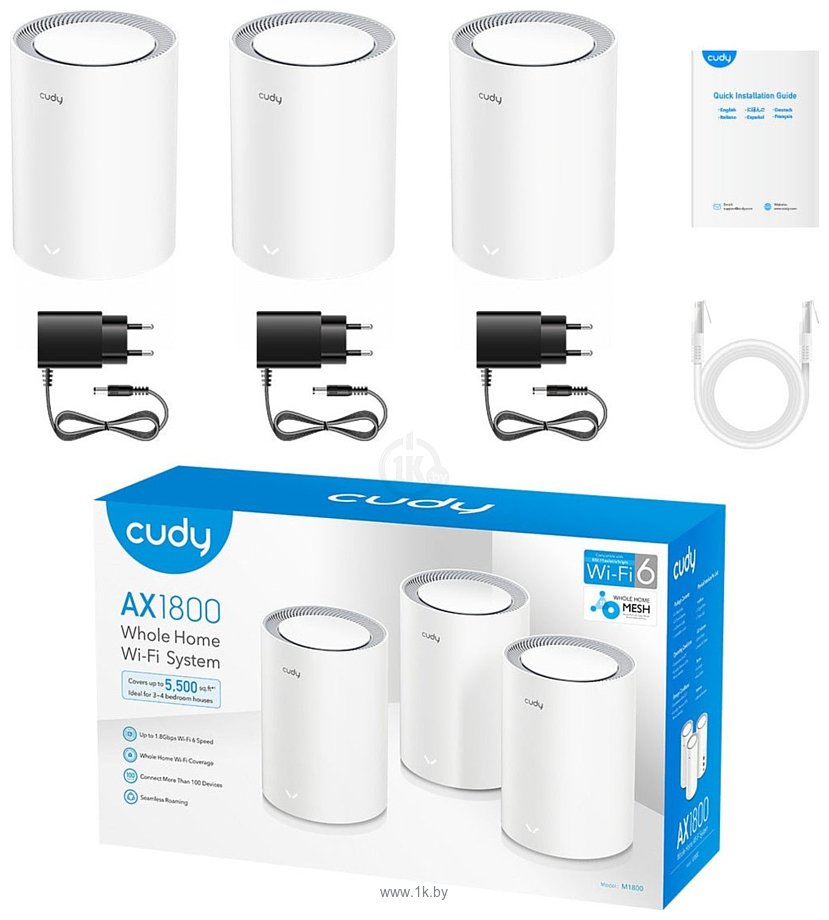 Фотографии Cudy M1800 2.0 (3-Pack)