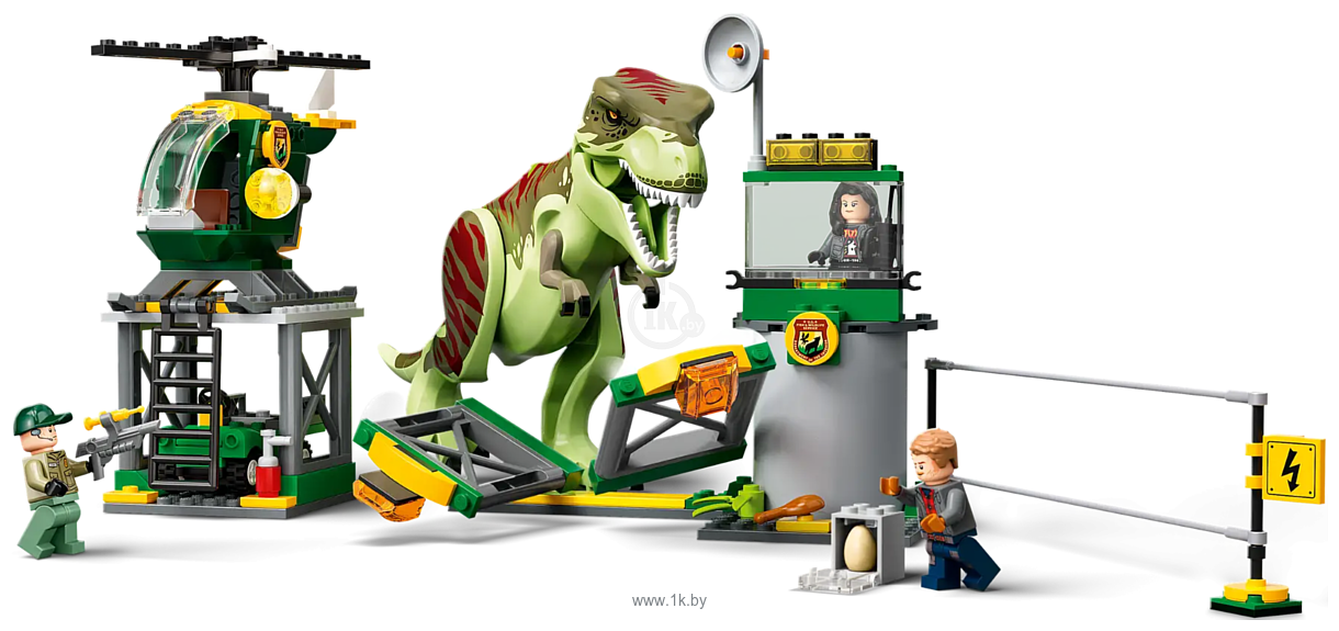 Фотографии LEGO Jurassic World 76944 Побег тираннозавра