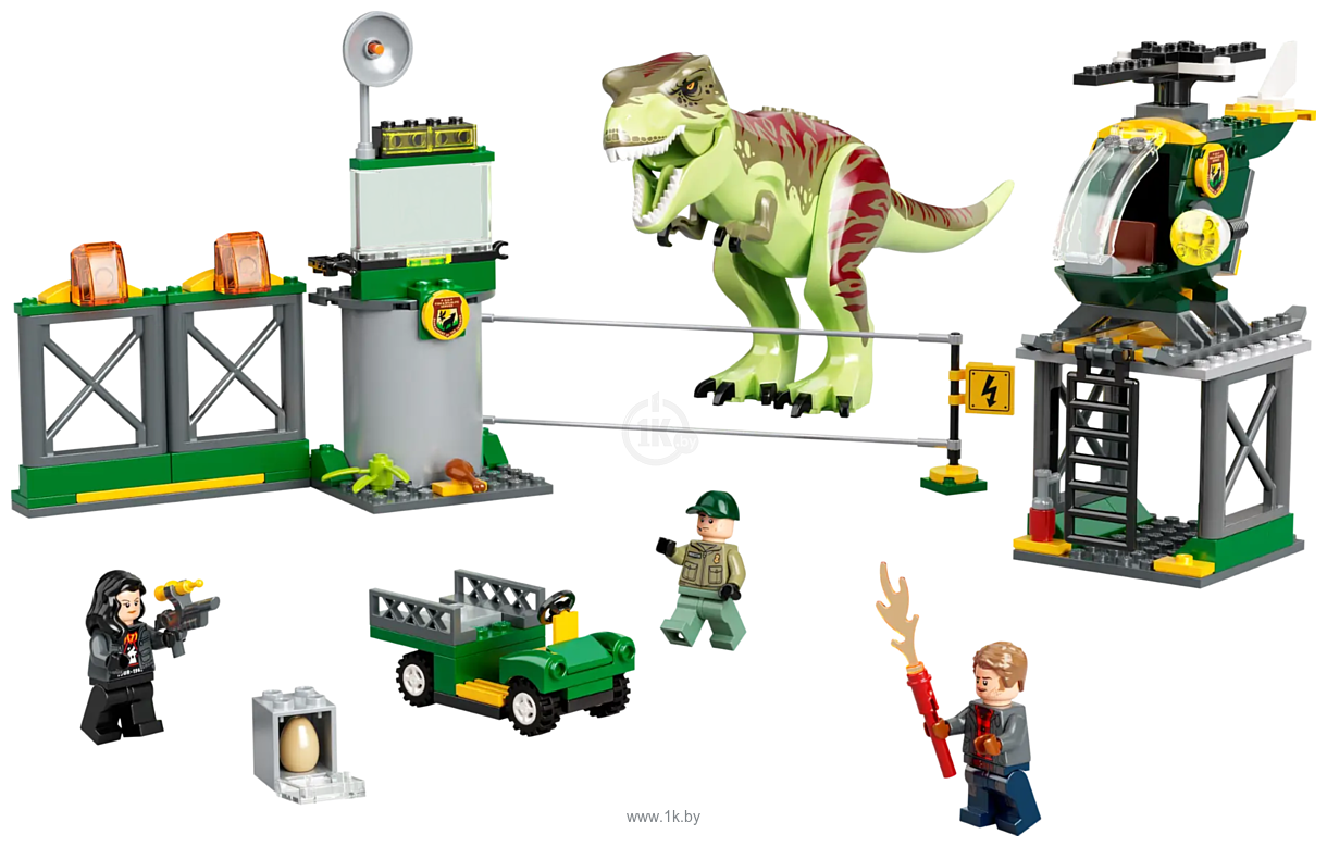 Фотографии LEGO Jurassic World 76944 Побег тираннозавра