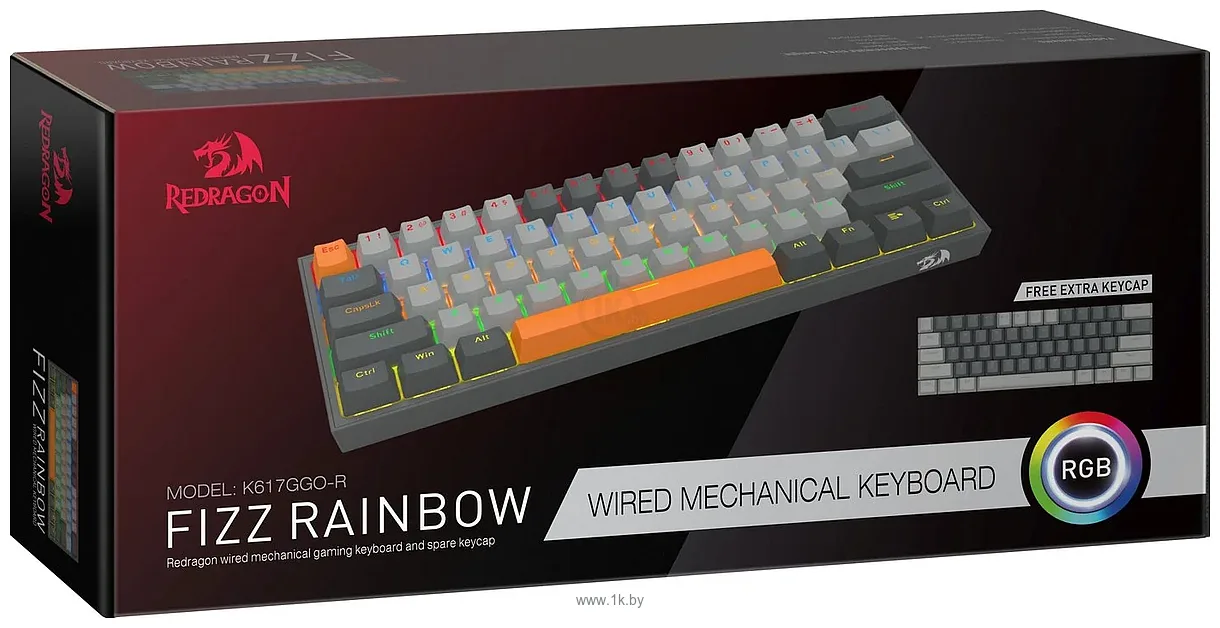 Фотографии Redragon Fizz Redragon Red, black/gray