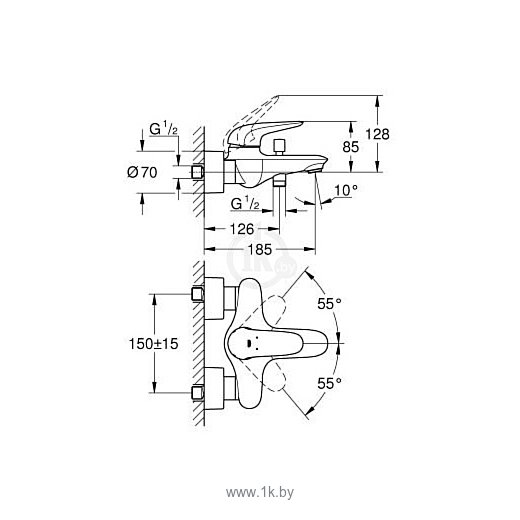 Фотографии Grohe Eurostyle 23726LS3