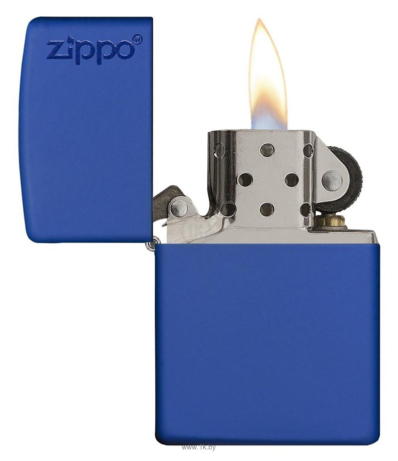 Фотографии Zippo Royal Blue Matte with Zippo Logo (229ZL-000025)