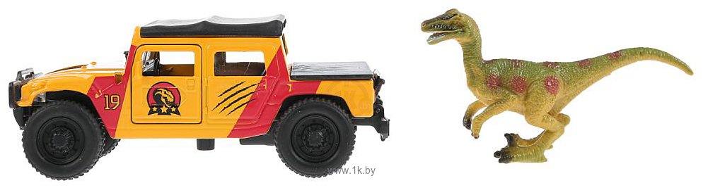 Фотографии Технопарк Hummer H1 Пикап SB-18-09-H1+DINO(WB)