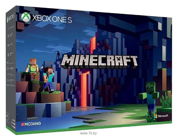 Фотографии Microsoft Xbox One S 1Тб Minecraft Limited Edition