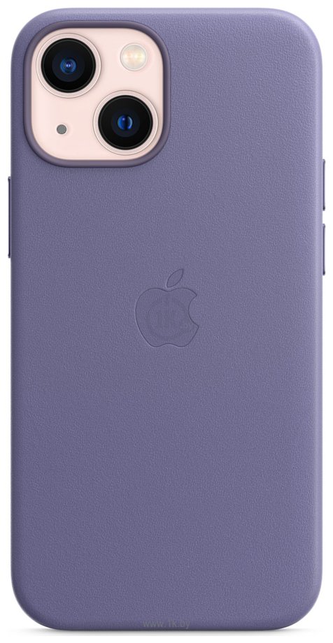 Фотографии Apple MagSafe Leather Case для iPhone 13 mini (сиреневая глициния)