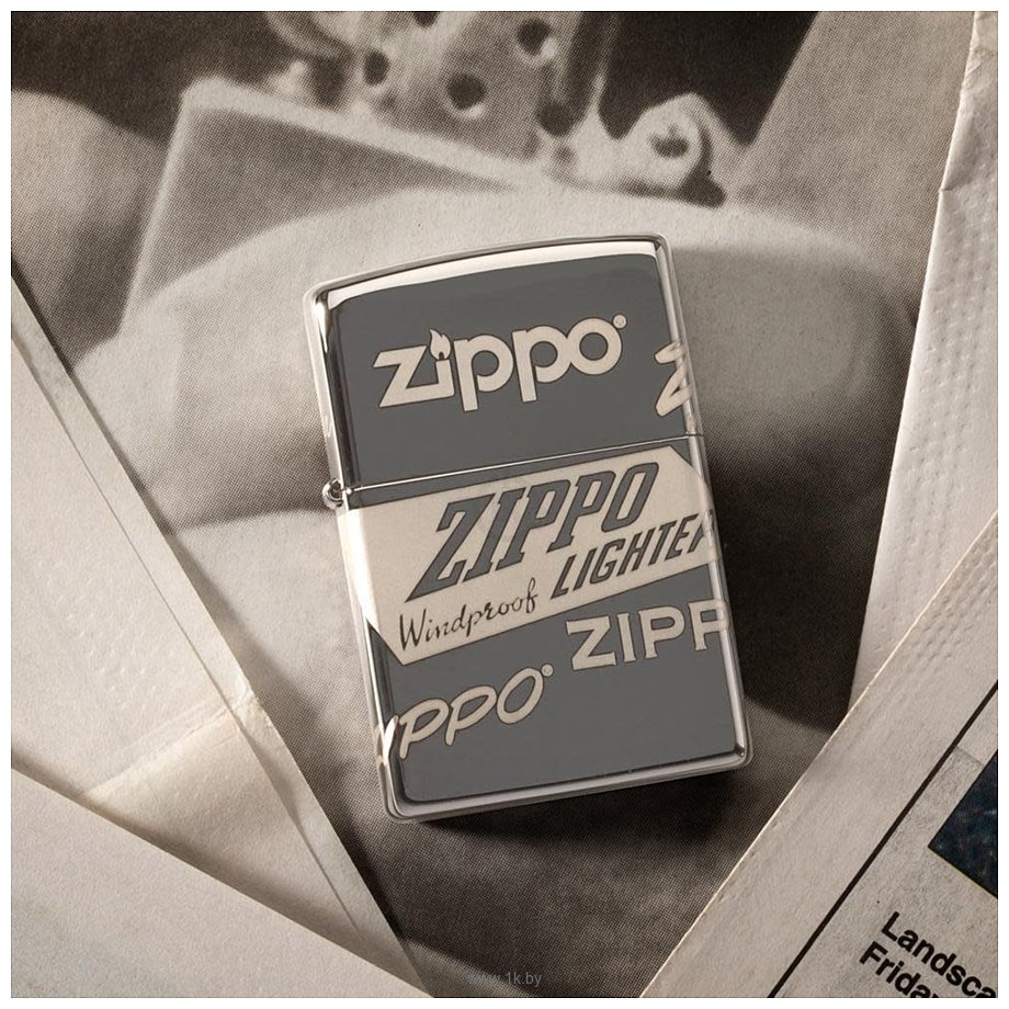 Фотографии Zippo Black Ice Zippo Logo Design 49051