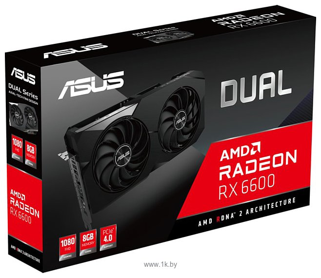 Фотографии ASUS Dual Radeon RX 6600 8GB GDDR6