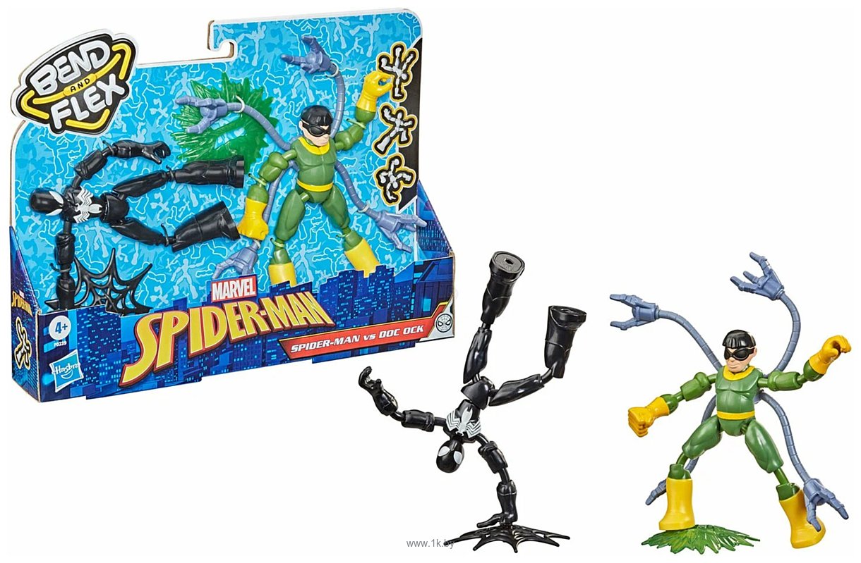 Фотографии Hasbro Бенди Человек-паук против Доктора Октопуса F02395L0