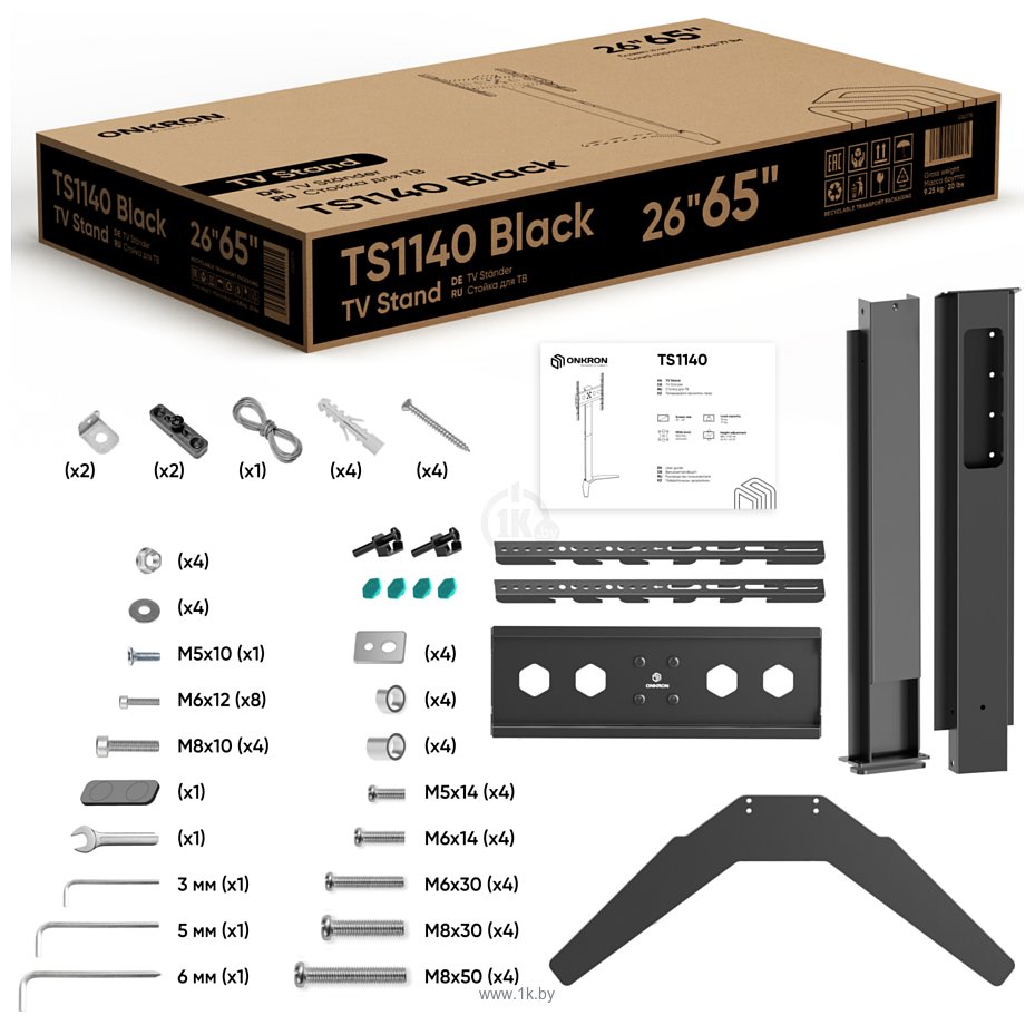 Фотографии Onkron TS1140 (черный)