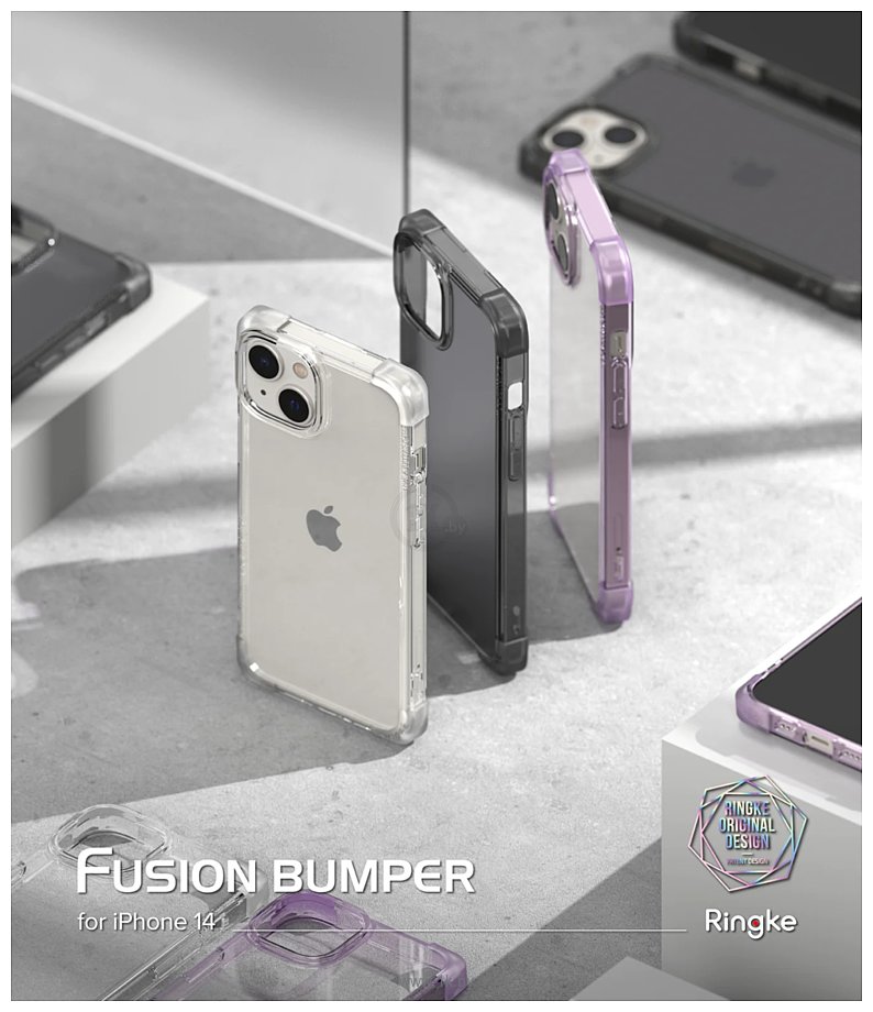 Фотографии Ringke Fusion Bumper для Apple iPhone 14 Clear