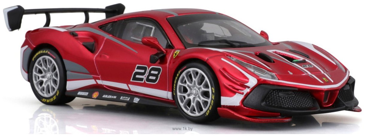 Фотографии Bburago Ferrari 488 Challenge Evo 2020 18-36309 (красный)