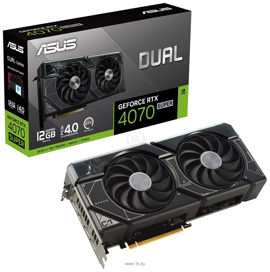 Фотографии ASUS Dual GeForce RTX 4070 Super 12GB GDDR6X (DUAL-RTX4070S-12G)