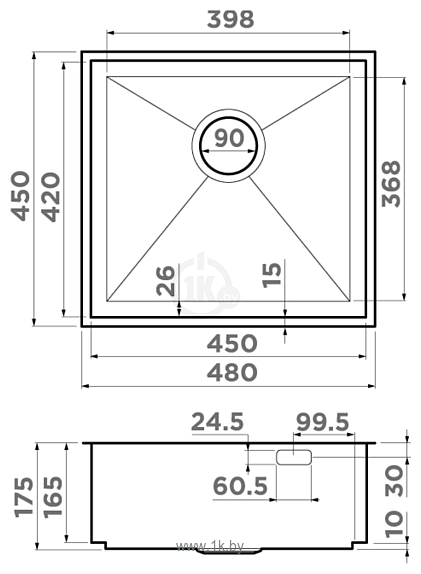 Фотографии Omoikiri Kasen 48-26 INT