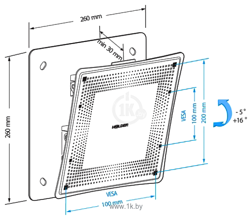 Фотографии Holder LCD-T2802М-B