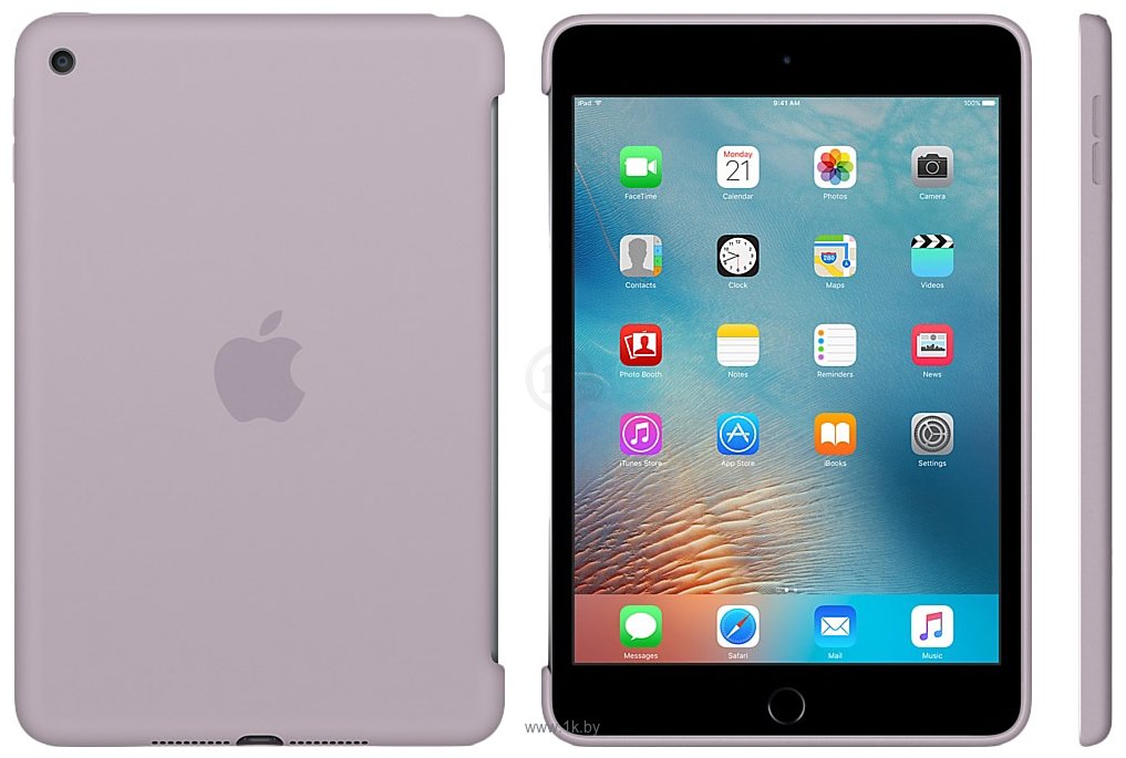 Фотографии Apple Silicone Case for iPad mini 4 (Lavender) (MLD62ZM/A)