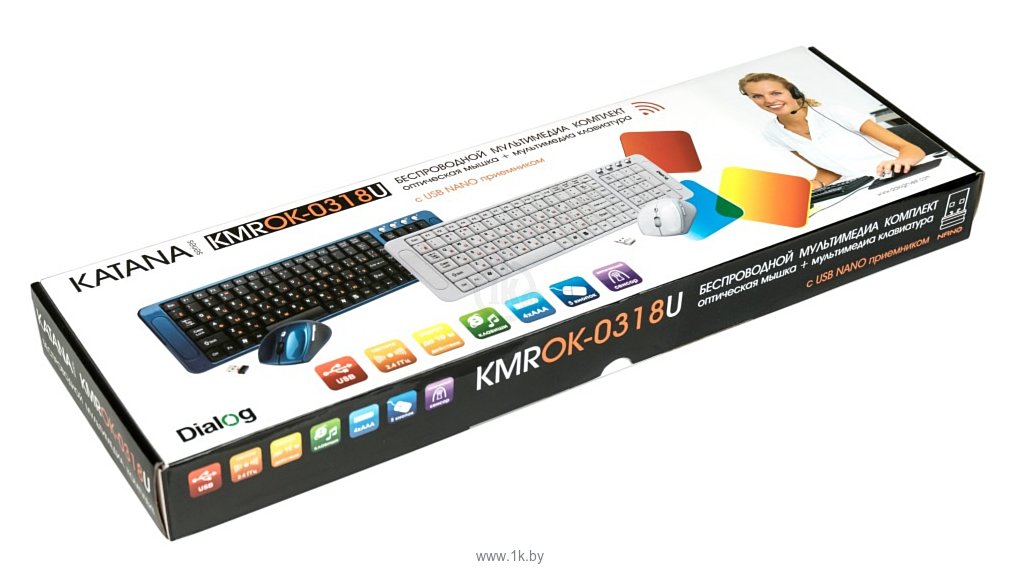 Фотографии Dialog KMROK-0318U black USB