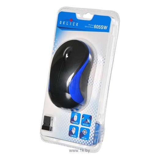 Фотографии Oklick 605SW black-Blue USB