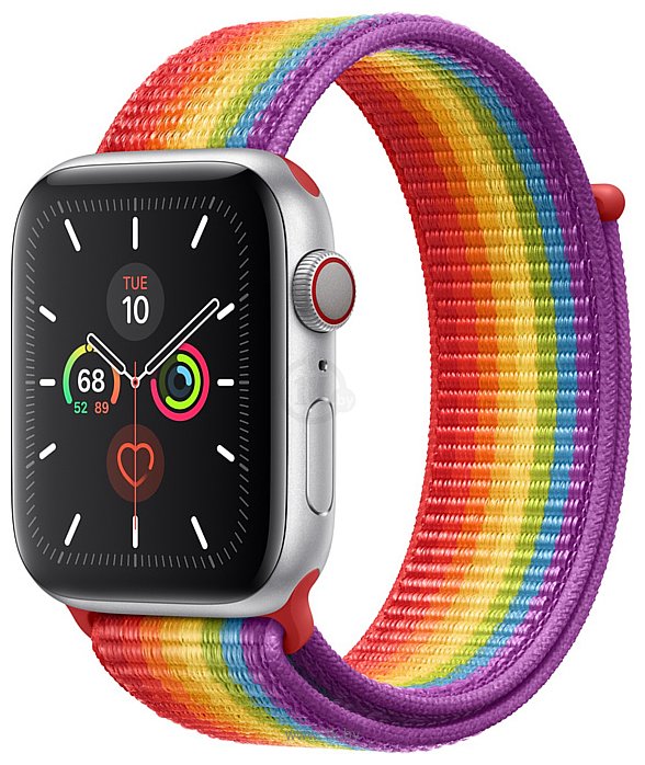 Фотографии Apple Watch Series 5 44mm GPS + Cellular Aluminum Case with Sport Loop