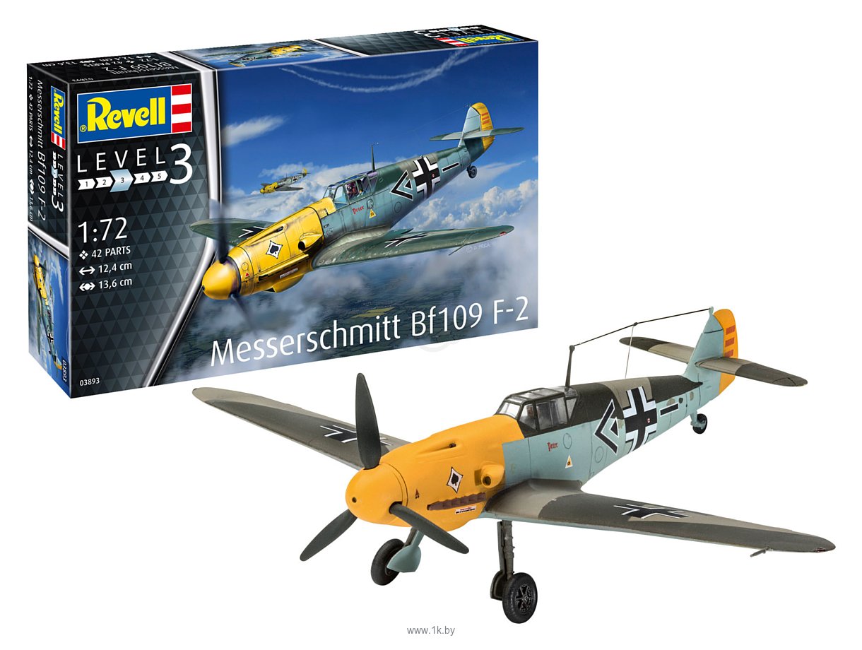 Фотографии Revell 03893 Истребитель Messerschmitt Bf109 F-2