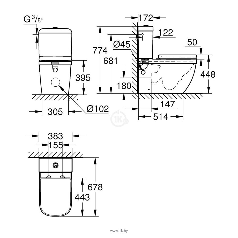 Фотографии Grohe Euro 39462000