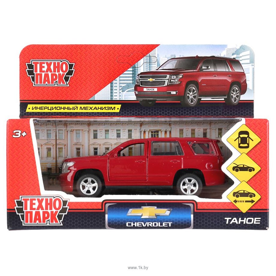 Фотографии Технопарк Chevrolet Tahoe (красный)