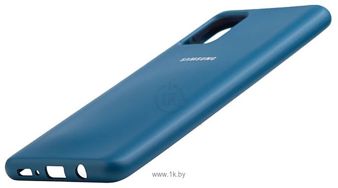 Фотографии EXPERTS Soft-Touch для Samsung Galaxy M31 с LOGO (космический синий)
