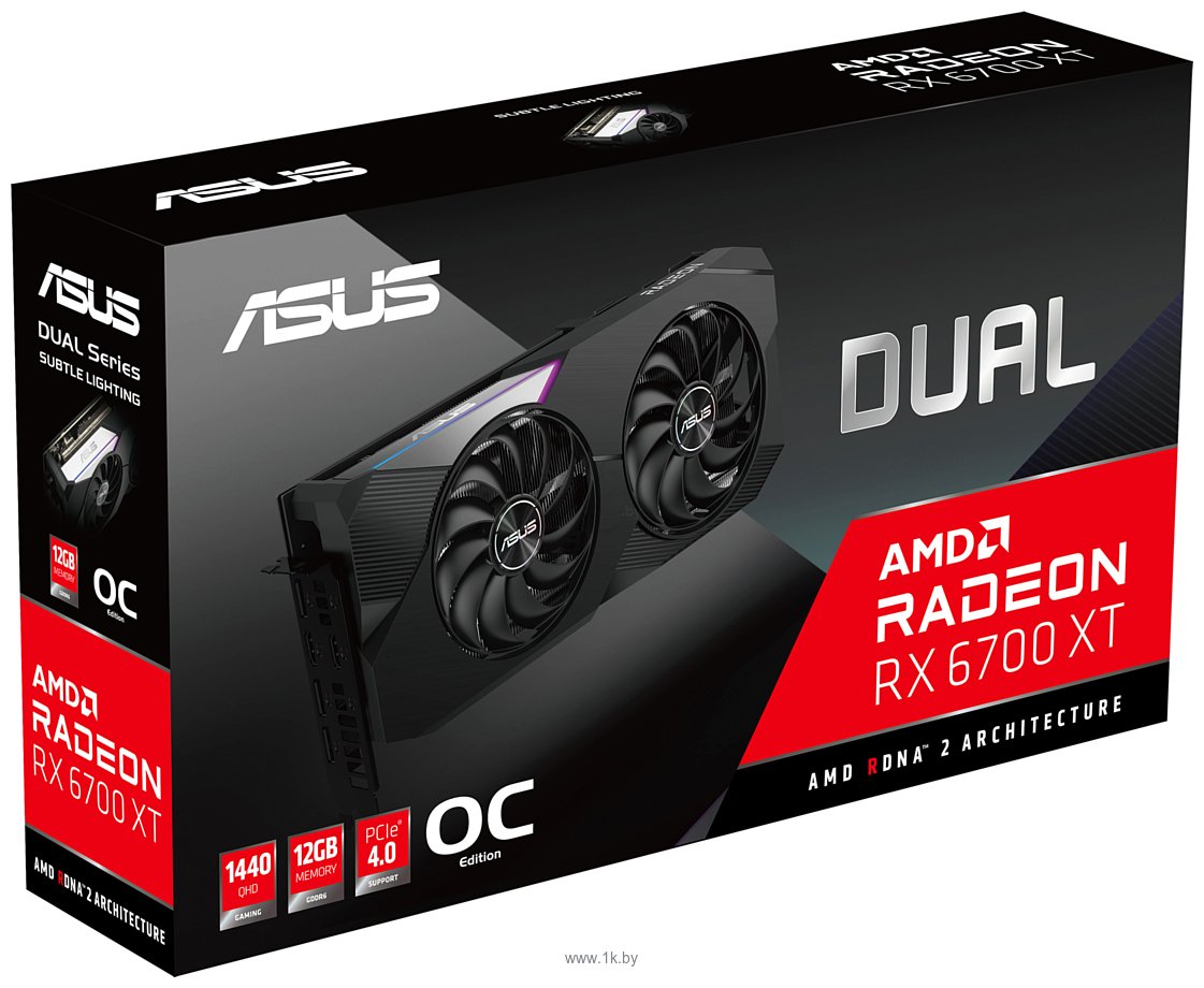 Фотографии ASUS DUAL Radeon RX 6700 XT OC Edition