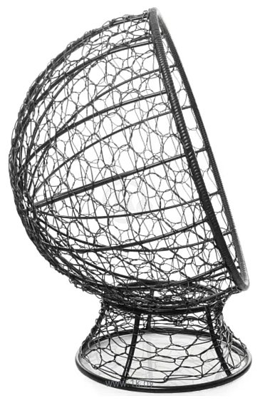 Фотографии M-Group Кокос на подставке 11590403 (черный ротанг/голубая подушка)