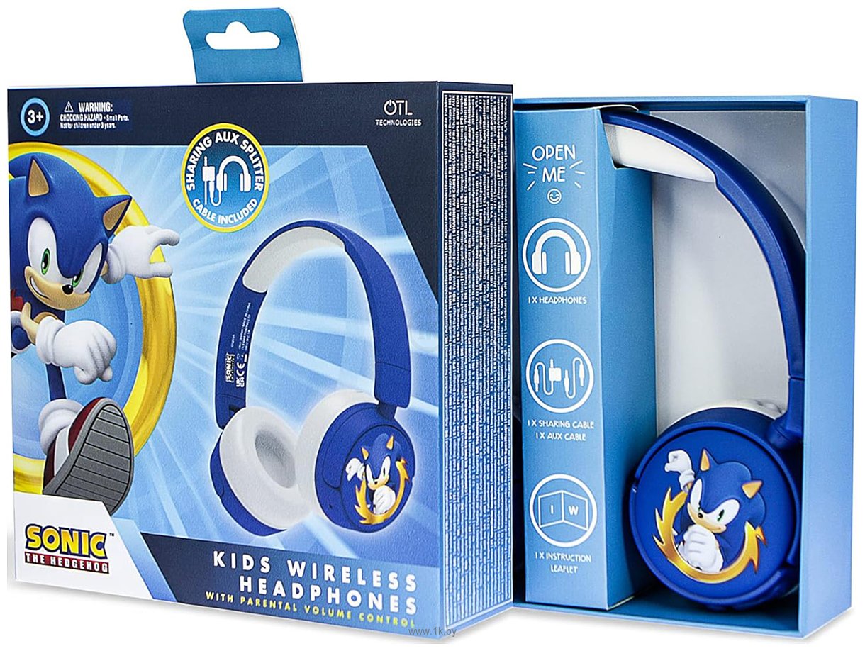 Фотографии OTL Technologies SEGA Sonic the Hedgehog Kids Wireless SH0985