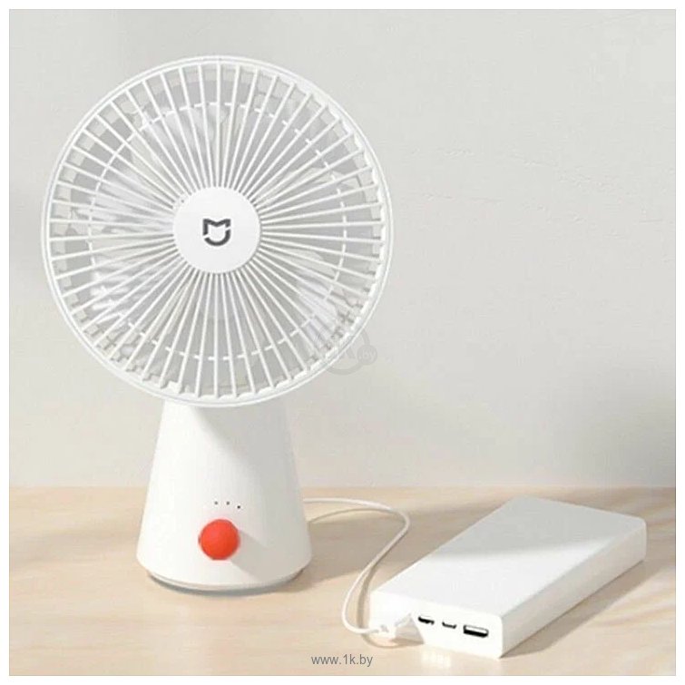Фотографии Xiaomi Mijia Desktop Mobile Fan ZMYDFS01DM (с переходником на евровилку)