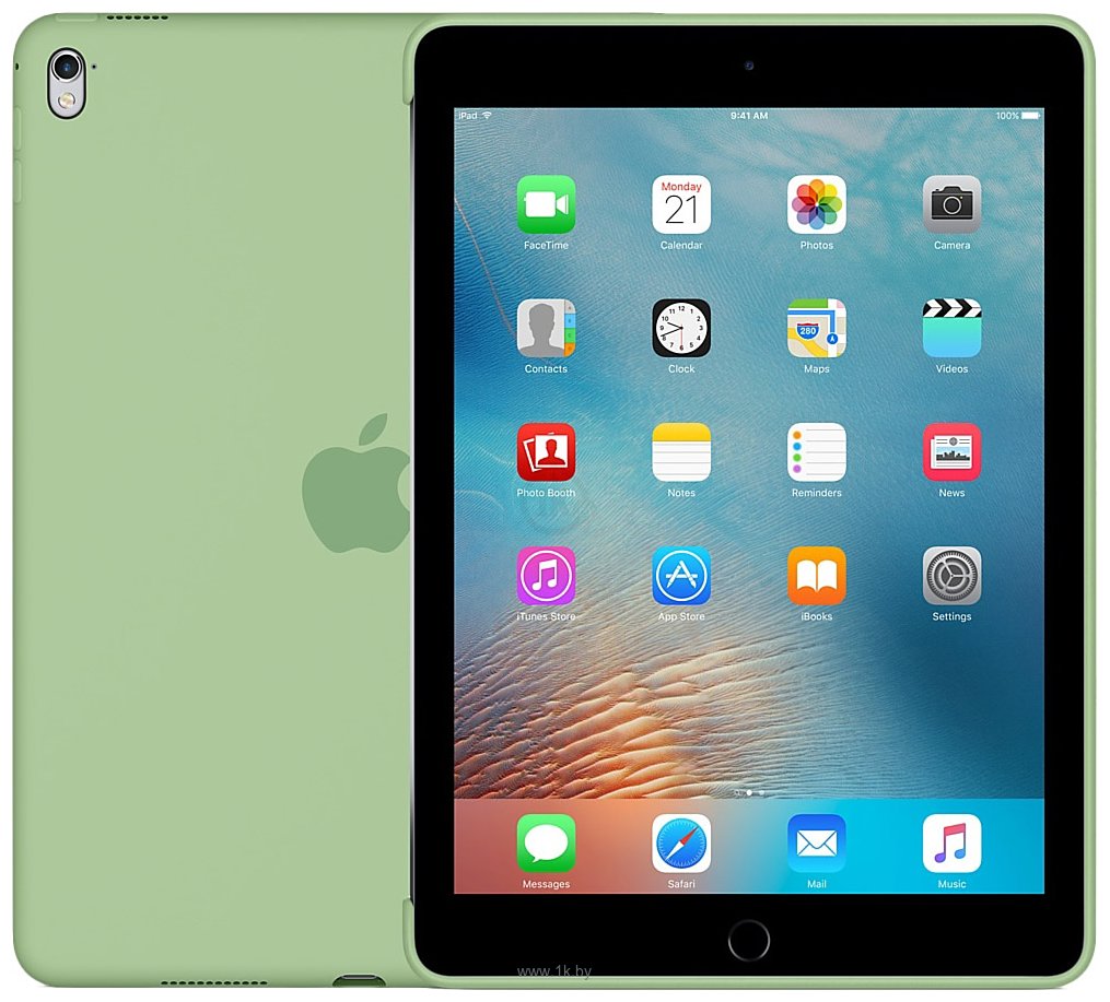 Фотографии Apple Silicone Case for iPad Pro 9.7 (Mint) (MMG42ZM/A)