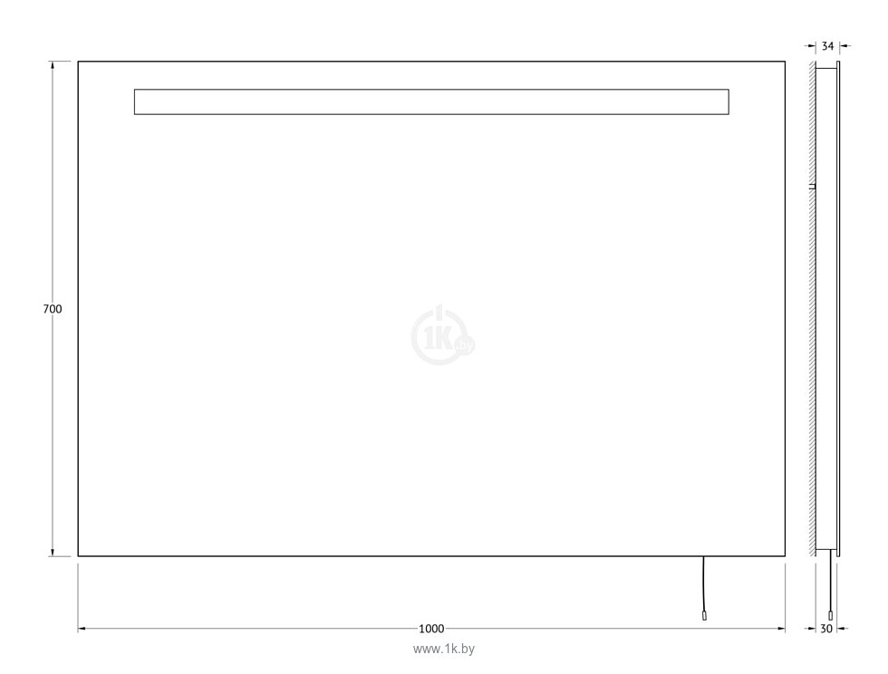 Фотографии Ellux Linea LED 100х70 (LIN-A1 9123)