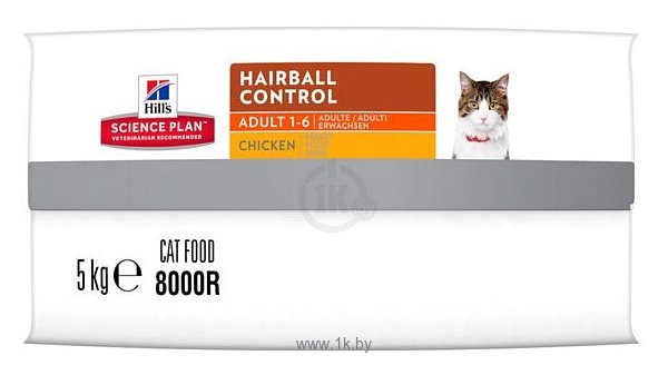 Фотографии Hill's Science Plan Feline Adult Hairball Control Chicken (5 кг)