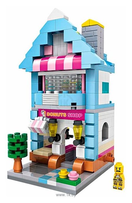 Фотографии LOZ Mini Street 1606 Кондитерская Donuts dunkin