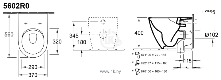 Фотографии Villeroy & Boch Subway 2.0 5602R0R1