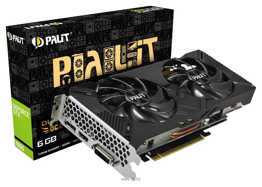 Фотографии Palit GeForce GTX 1660 Dual OC 6GB (NE51660S18J9-1161C)