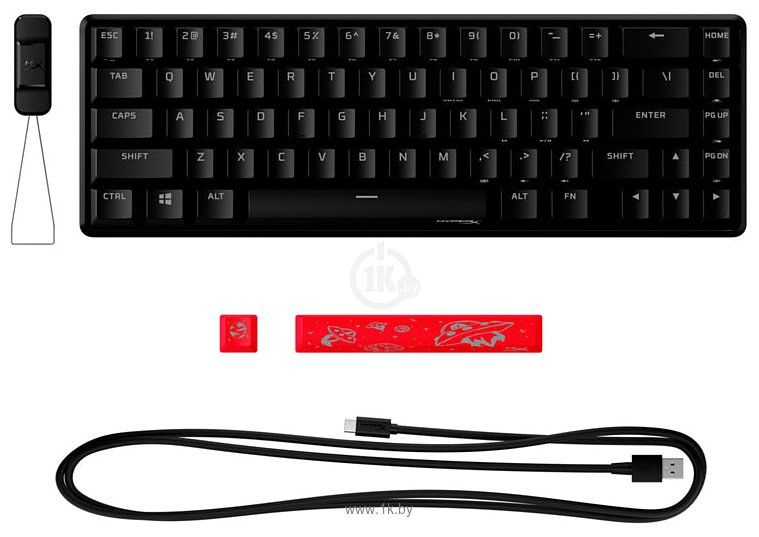 Фотографии HyperX Alloy Origins 65 HyperX Red (без кириллицы)