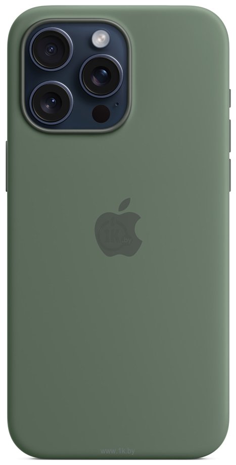 Фотографии Apple MagSafe Silicone Case для iPhone 15 Pro Max (кипарис)