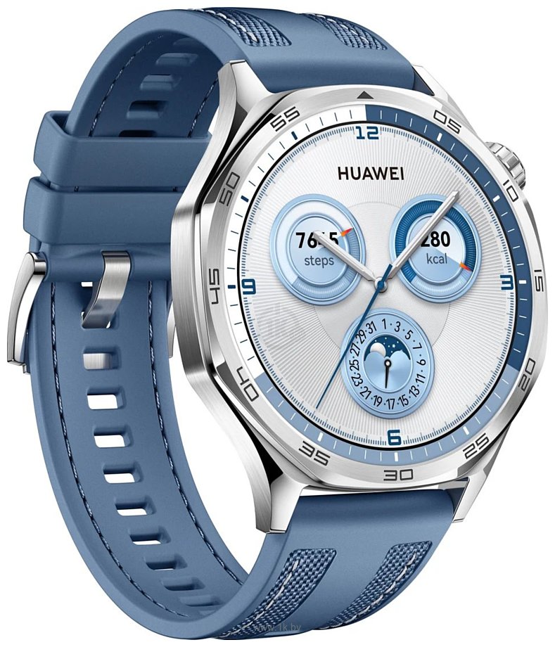 Фотографии Huawei Watch GT 5 46mm (силиконовый/тканевый ремешок)