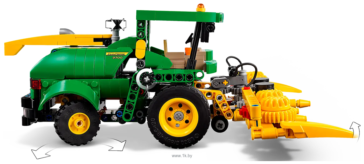 Фотографии LEGO Technic 42168 Кормоуборочный комбайн John Deere 9700