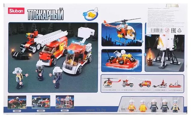 Фотографии Sluban Пожарный M38-B0811 Спецтехника пожарная