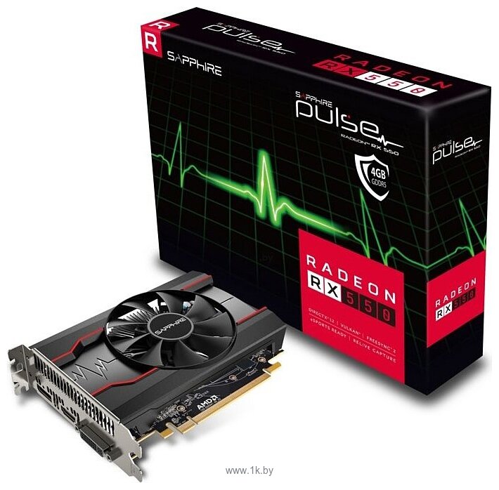 Фотографии Sapphire Pulse Radeon RX 550 4GB (11268-01-20G)