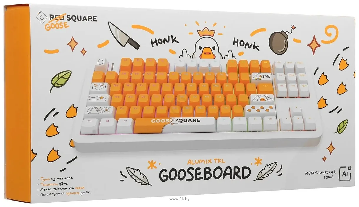 Фотографии Red Square Alumix TKL Classic Gooseboard g3ms Azure Фотографии Red Square Alumix TKL Classic Gooseboard g3ms Azure
