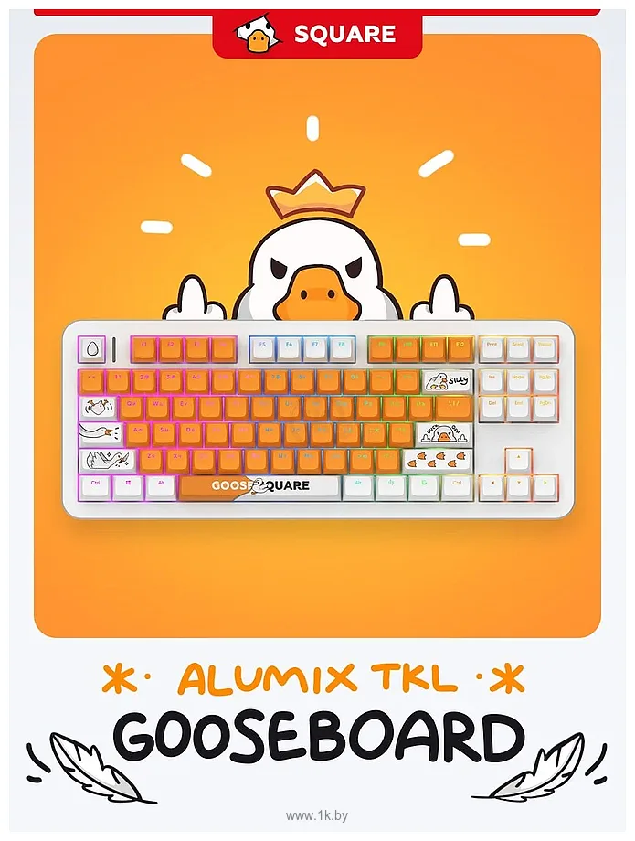 Фотографии Red Square Alumix TKL Classic Gooseboard g3ms Azure Фотографии Red Square Alumix TKL Classic Gooseboard g3ms Azure