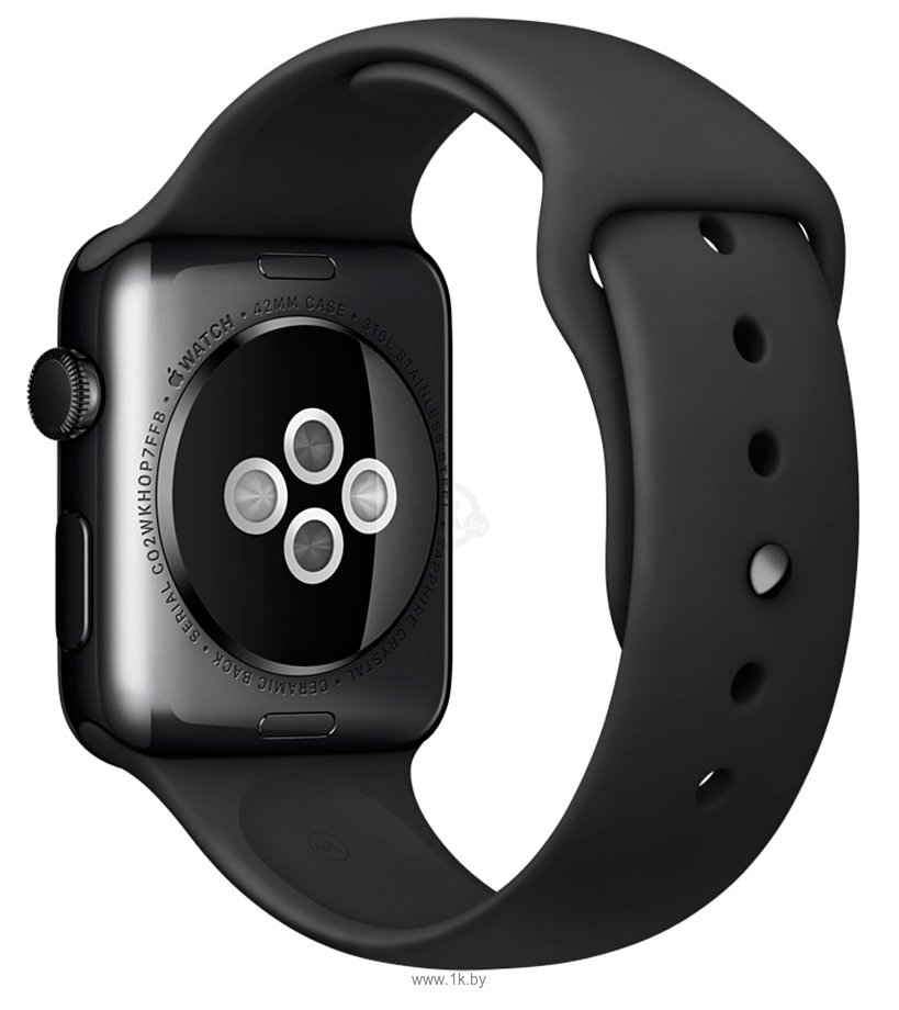 Фотографии Apple Watch Edition 38mm Space Black with Black Sport Band (MLCK2)