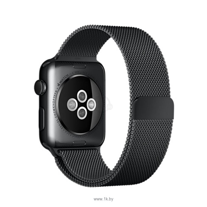 Фотографии Apple Watch 42mm Space Black with Space Black Milanese Loop (MMG22)