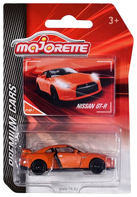 Фотографии Majorette Premium 212053052 Nissan GT-R (оранжевый)